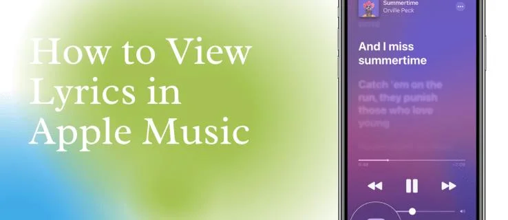 نحوه مشاهده متن ترانه در Apple Music