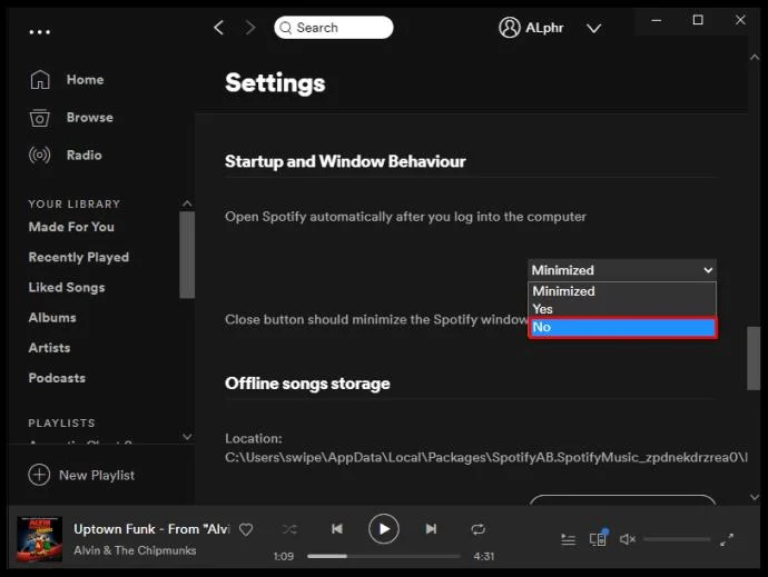 Como desativar a abertura do Spotify na inicialização do Windows 10