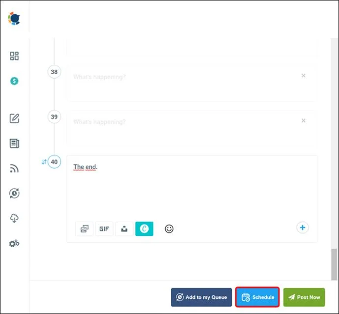 Como agendar tópicos do Twitter (Twitter Thread Maker)