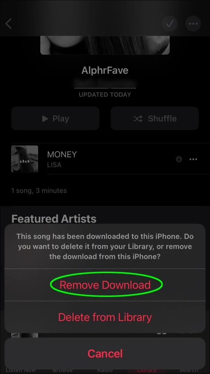 نحوه حذف لیست پخش در Apple Music