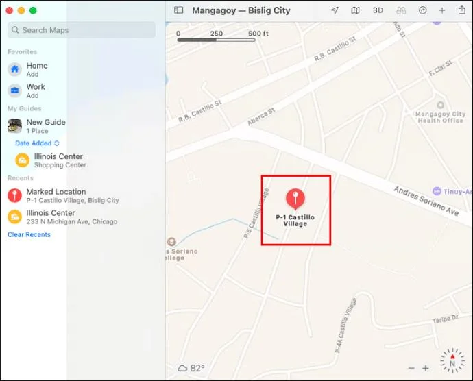 Apple 지도에서 핀을 놓거나 제거하는 방법