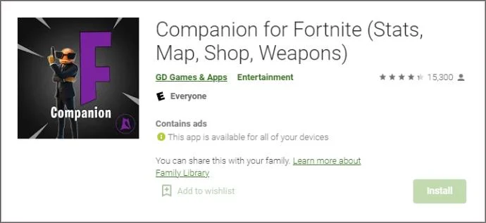 نحوه مشاهده آمار Fortnite