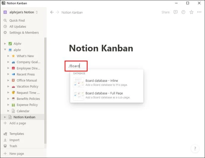 نحوه راه اندازی یک برد Kanban در Notion