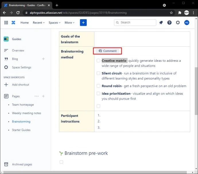 Cara Menambahkan Komentar Di Confluence