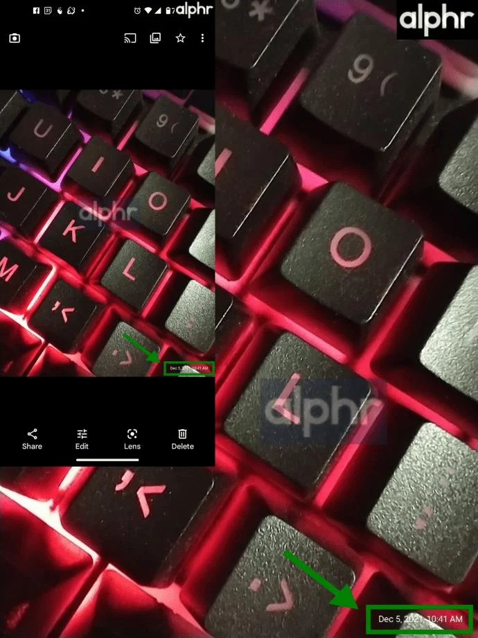 Android에서 사진에 날짜/시간 스탬프를 추가하는 방법