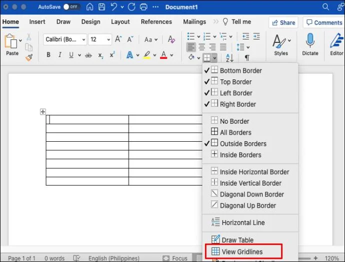 Come creare una tabella invisibile in Word