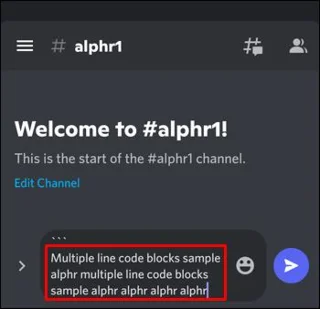 Como usar blocos de código no Discord