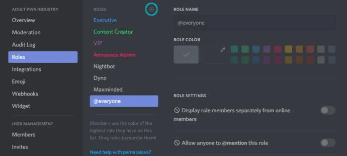 نحوه دسترسی ادمین به کاربر دیگری در Discord