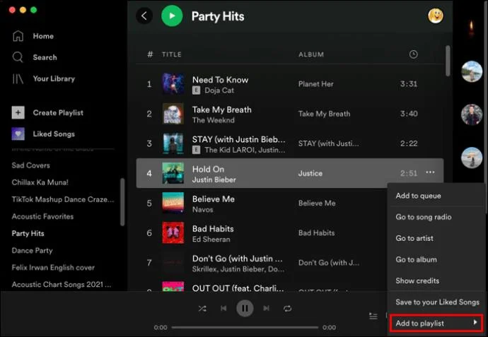 Como adicionar música a uma lista de reprodução no Spotify