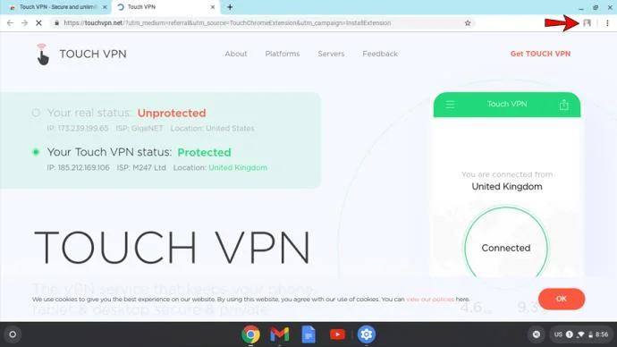 نحوه استفاده از VPN در Chromebook