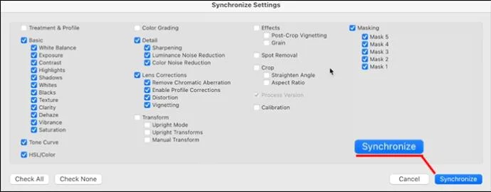 कैसे लाइटरूम में फोटो को बैच में एडिट करें