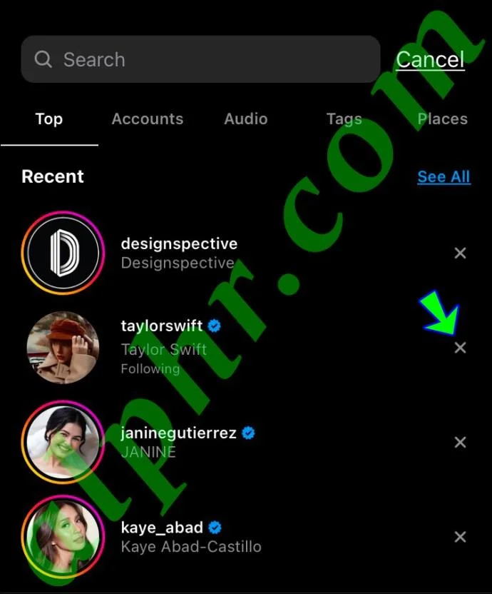 نحوه حذف پیشنهادات در اینستاگرام نحوه حذف پیشنهادات در اینستاگرام