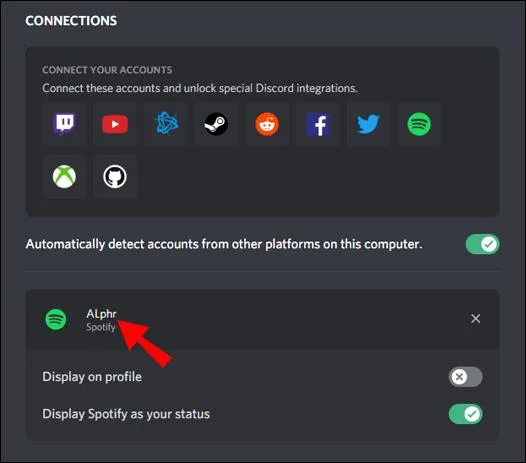 نحوه اتصال Discord به Spotify