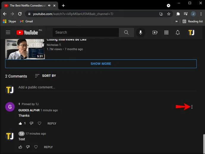 Come bloccare un commento su YouTube