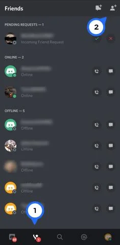نحوه ارسال درخواست دوستی در Discord
