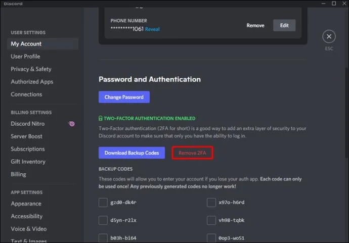 نحوه روشن یا خاموش کردن 2FA در Discord