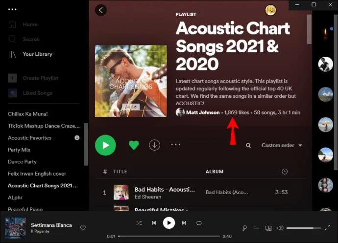 نحوه مشاهده فالوورهای لیست پخش در Spotify