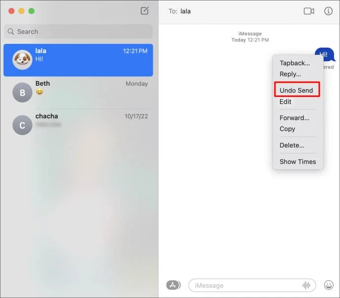 Cara Membatalkan Kirim Pesan Di IMessage