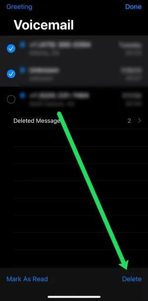 iPhone에서 모든 음성 메일을 삭제하는 방법 iPhone에서 모든 음성 메일을 삭제하는 방법