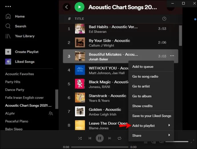 Como adicionar música a uma lista de reprodução no Spotify