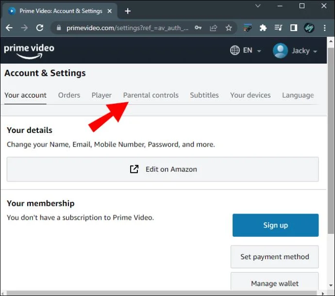 Hai dimenticato il tuo pin video di Amazon Prime?  Ecco come resettare