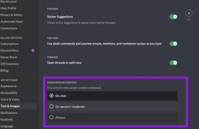 چگونه یک متن یا تصویر اسپویلر در Discord بسازیم