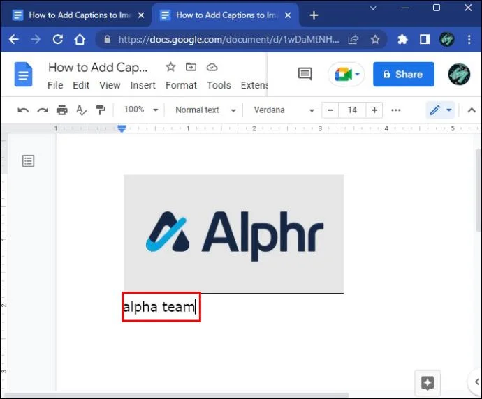 چگونه در Google Docs به تصاویر زیرنویس اضافه کنیم
