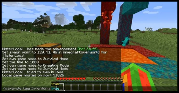 چگونه در هنگام مرگ در Minecraft موجودی نگه دارید