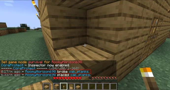 क्या आप देख सकते हैं कि Minecraft में ब्लॉक किसने रखा है?  नहीं!