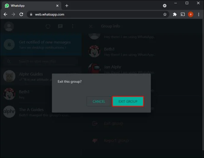 چگونه یک گروه را در واتس اپ حذف کنیم