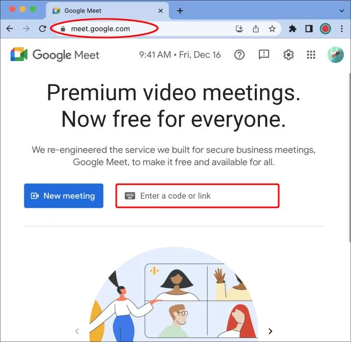 Jak naprawić Google Meet w powiększeniu