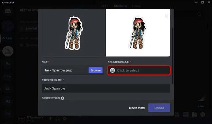 نحوه ساخت استیکر در Discord