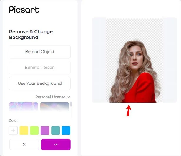 نحوه حذف پس زمینه در Picsart