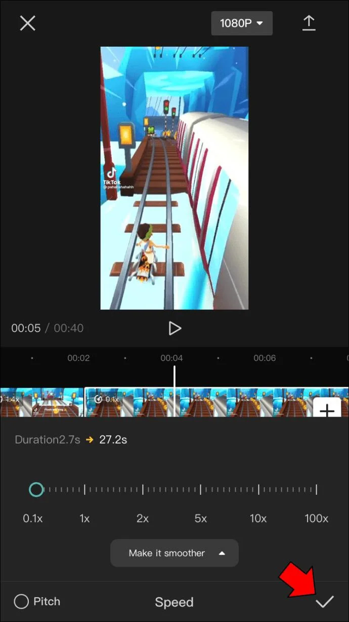 CapCut에서 슬로우 모션 애니메이션 효과를 사용하는 방법