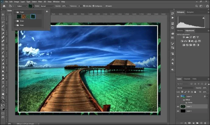 So fügen Sie einem Foto einen Rand hinzu