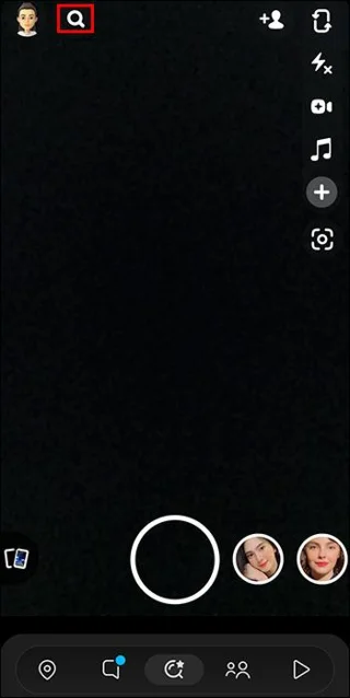 نحوه حذف دوستان در اسنپ چت