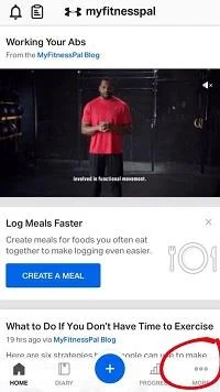 MyFitnessPal에서 킬로줄을 칼로리로 변경하는 방법