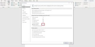 نحوه حذف Anchor در Microsoft Word
