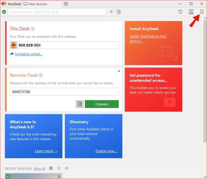 نحوه خروج از تمام صفحه در AnyDesk