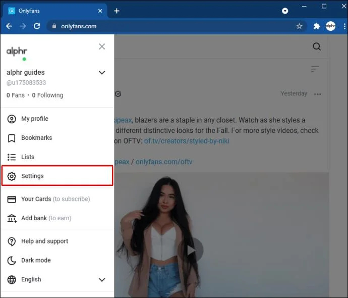 چگونه یک حساب OnlyFans را به عنوان یک مشترک یا سازنده حذف کنیم