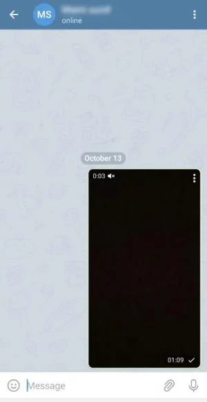 نحوه حذف رسانه در تلگرام