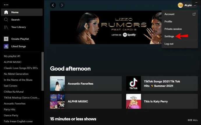 نحوه عادی سازی صدا در Spotify