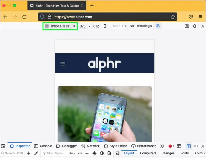 Cómo ver la versión móvil de un sitio web en una PC Cómo ver la versión móvil de un sitio web en una PC