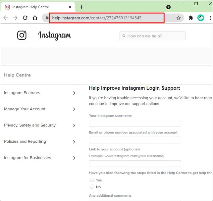 Instagram a été piraté et l'e-mail a été modifié - Étapes pour récupérer votre compte