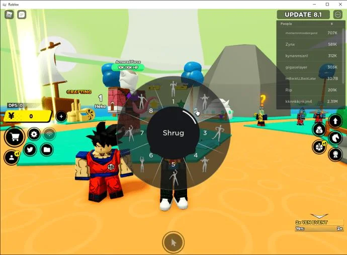 Cara Menggunakan Emote Di Roblox