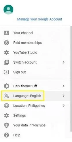 Come cambiare la lingua su YouTube