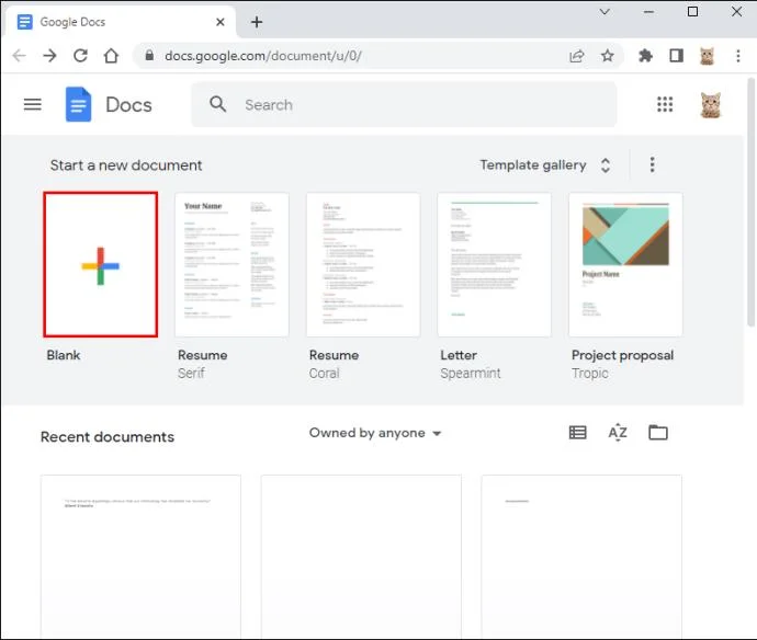 نحوه تغییر رنگ پس زمینه در Google Doc