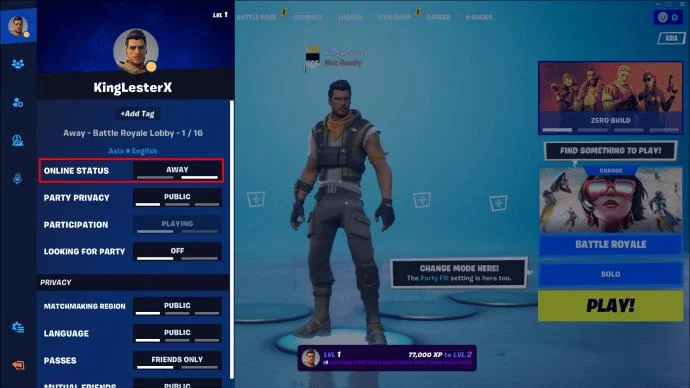 چگونه در Epic Games به صورت آفلاین ظاهر شویم