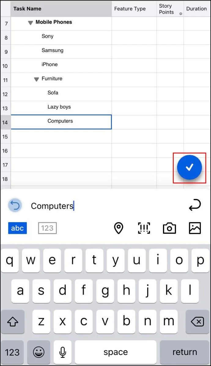 Come aggiungere una sottoattività in Smartsheet