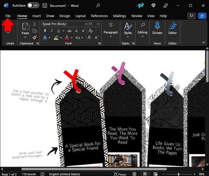 Jak wyłączyć tryb ciemny w programie Microsoft Word